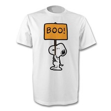 SPOOKY BEAGLE SNOOPY WITH A BOO! SIGN HALLOWEEN T-SHIRT SIZE'S S-XL NEW