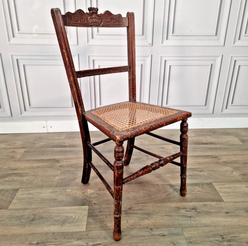 Antique cane bedroom - antique,