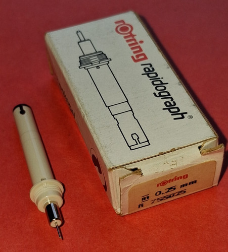 Rotring rapidograph 25mm - rapidograph, 0.25mm