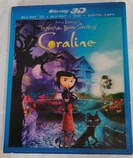 Coraline blu ray 2d - +, 🪡