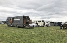 Photo 6x4 Lorry park at Eland