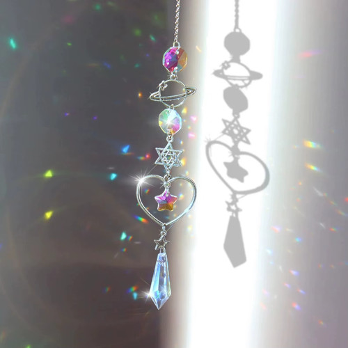Crystal wind chime - crystal,