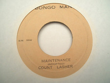 Count Lasher - Maintenance, JA Bongo Man, EX  Classic Roots Reggae '74  Top copy