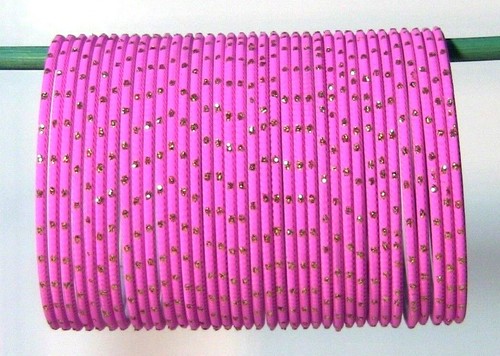 Precious pink bangles set - set, of