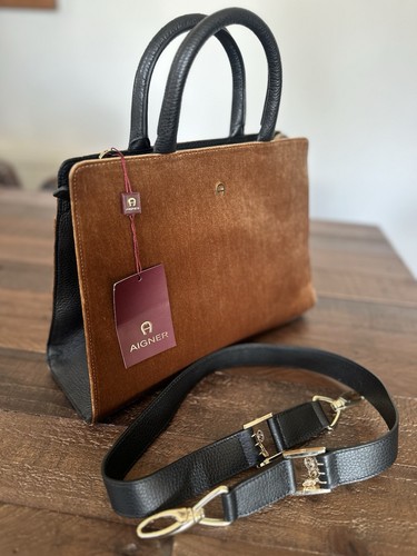 Aigner veluto designer leather - aigner,