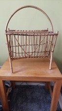 Vintage Wicker Cane Magazine