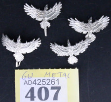 Metal Razorwing Flock! Dark Eldar! Drukhari! Bases + Flying Stems inc! OOP Rare5
