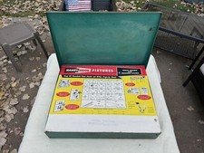 Vintage 1950’s Handy Hook Fixtures Store Display Cabinet / Case W/ Display Card