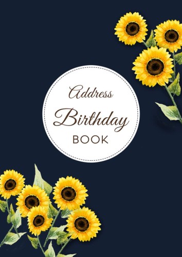 Address birthday book size - address,