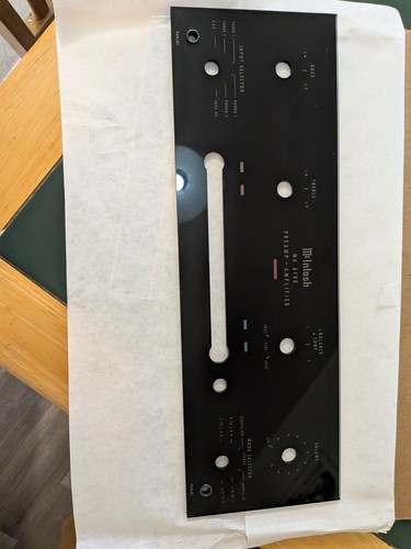 Mcintosh ma6100 glass front - mcintosh,
