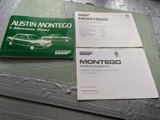 1984-1985 Austin Montego 2.0 & Vanden Plas Owners Handbook