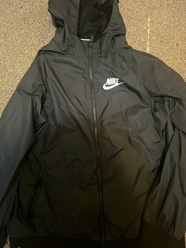 Nike black windbreaker jacket