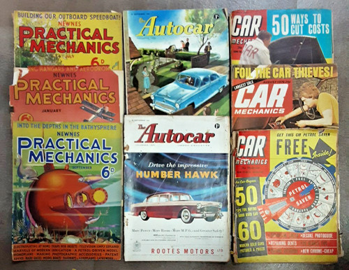 Vintage motoring magazine - vintage,