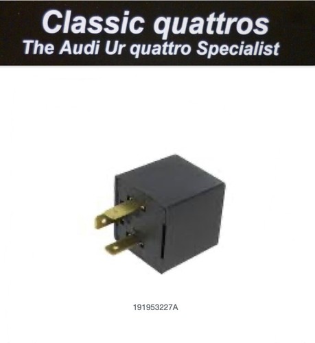 New indicator relay - audi, ur