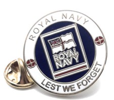 Royal Navy Crested Lest We