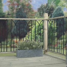 Metal Decking Panel Garden Patio Balcony Fence Infill Spindle Railing Balustrade