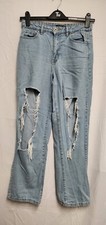 Ladies Boohoo Light Blue Denim
