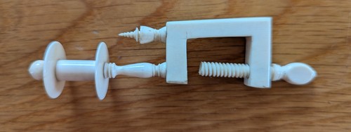 Antique hand carved - hand, sewing