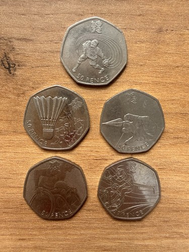 London 2011 olympics 50p coin - olympics,