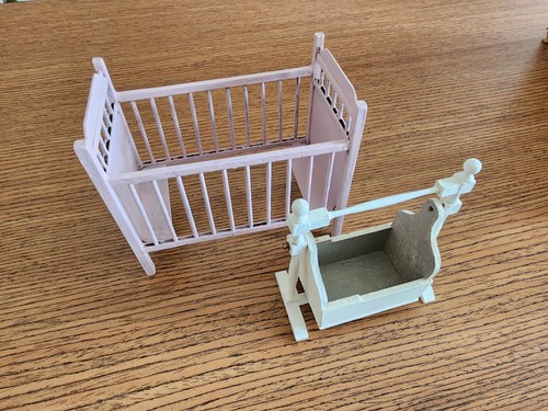 Dollhouse crib and swinging - dollhouse,