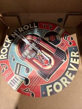 Rock n roll forever metal wall