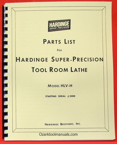 Hardinge hlv precision - hardinge, hlv-h