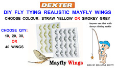 Dexter realistic mayfly wings - mayfly,