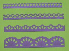 4 Quality Metal Cutting Dies Decorative Borders, Card making, Scrapbooking A7