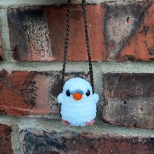 White Pigeon on a Swing Car