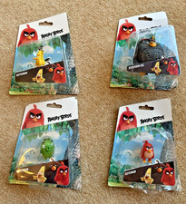 SET OF 4 ANGRY BIRDS KEYCHAINS