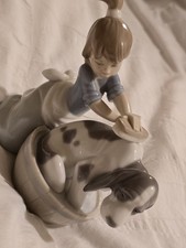 Lladro "Bashful Bather" Girl