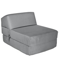 Kaikoo Single Fabric Chairbed - Flint Grey
