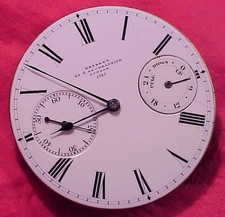 SPRING DETENT BENNETT LONDON CHRONOMETER 44MM POCKET WATCH MOVEMENT HC STEMWIND