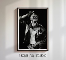 George Michael BW Live - High Quality Poster