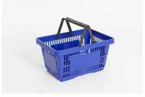 Plastic shopping basket - shopping,