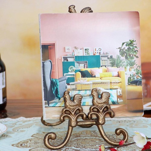 Plate holder easel display - plate,