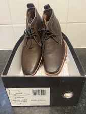 John white brown leather boots - white,