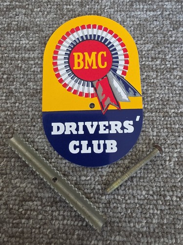 Bmc drivers club grille badge - bmc,