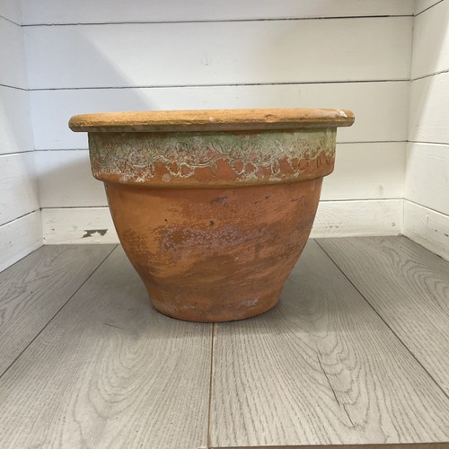 Large vintage terracotta pot - vintage,