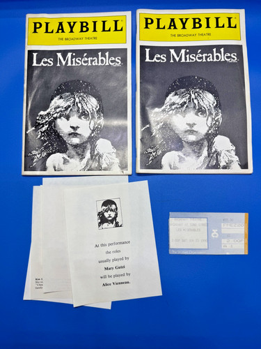 Les miserables playbills - les,