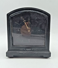 OLD BAKELITE ELECTRIC CLOCK. FOR RESTORATION. CHIPPED/CRACKED