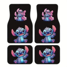 4pcs Disney Stitch Car Floor