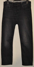 Womens Washed Black Marks and