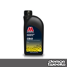 1 x Millers Oils CB40 Castor Based  Engine Oil (Castrol R40 Substitute) - 1L