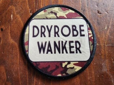 dryrobe w.anker funny anti chav  camo swim coat  SEW / IRON ON PATCH