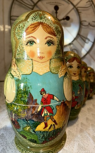 Matryoshka folk art fairytale - folk-art,