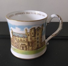 Coalport Fine Bone China Mug: The Castle of Mey for Queen Mother’s 90th Birthday