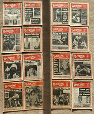 16x Vintage 1980s Boxing News Magazines Barry Mcguigan + Sibson Holmes Drayton