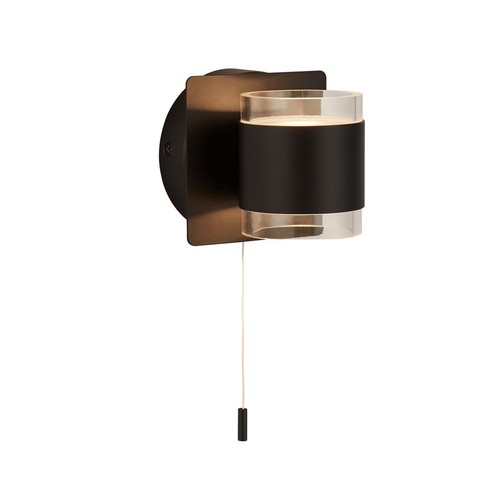 Bulbs ip44 black metal and - black,