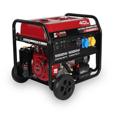 Excel Power 5KW Electric Start Open Framed Petrol Generator 2 Year Warranty